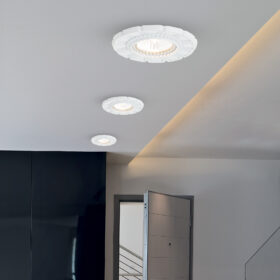 Faretto soffitto 475/F in fusione di ottone collezione Spot Lights Patrizia Volpato