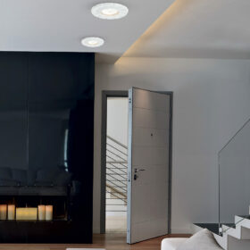 Faretto soffitto Patrizia Volpato 475/F in fusione di ottone collezione Spot Lights