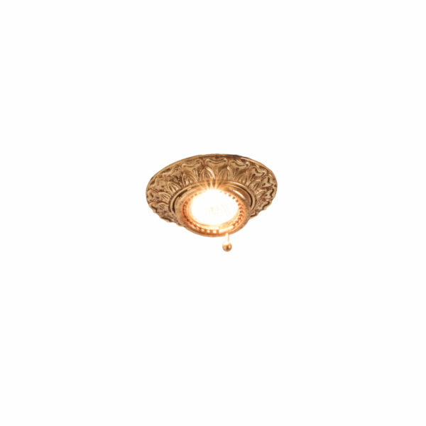 Faretto soffitto Patrizia Volpato 476/F in fusione di ottone collezione Spot Lights