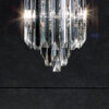 Dettaglio applique 5075/APP triedri e quadriedri in vetro di Murano collezione Cristalli Patrizia Volpato