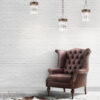 Lampadario Murano moderno 7200/S1 con aste in cristallo collezione Riflessi Patrizia Volpato