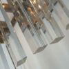 Dettaglio cristallo Murano lampadario 7200/S1 con aste a rombo collezione Riflessi Patrizia Volpato