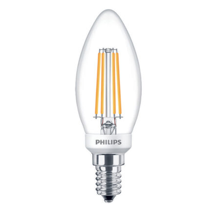 Lampadina E14 a filamento LED – goccia o oliva – 470 lm – 2700 K – 5W