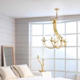 Lampadario camera da letto in vetro di Murano con tazzine 2035-5 collezione Intrecci Patrizia Volpato