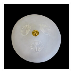 Applique dimmerabile led 4049/PL in vetro di Murano e montatura oro collezione Lucrezia Patrizia Volpato
