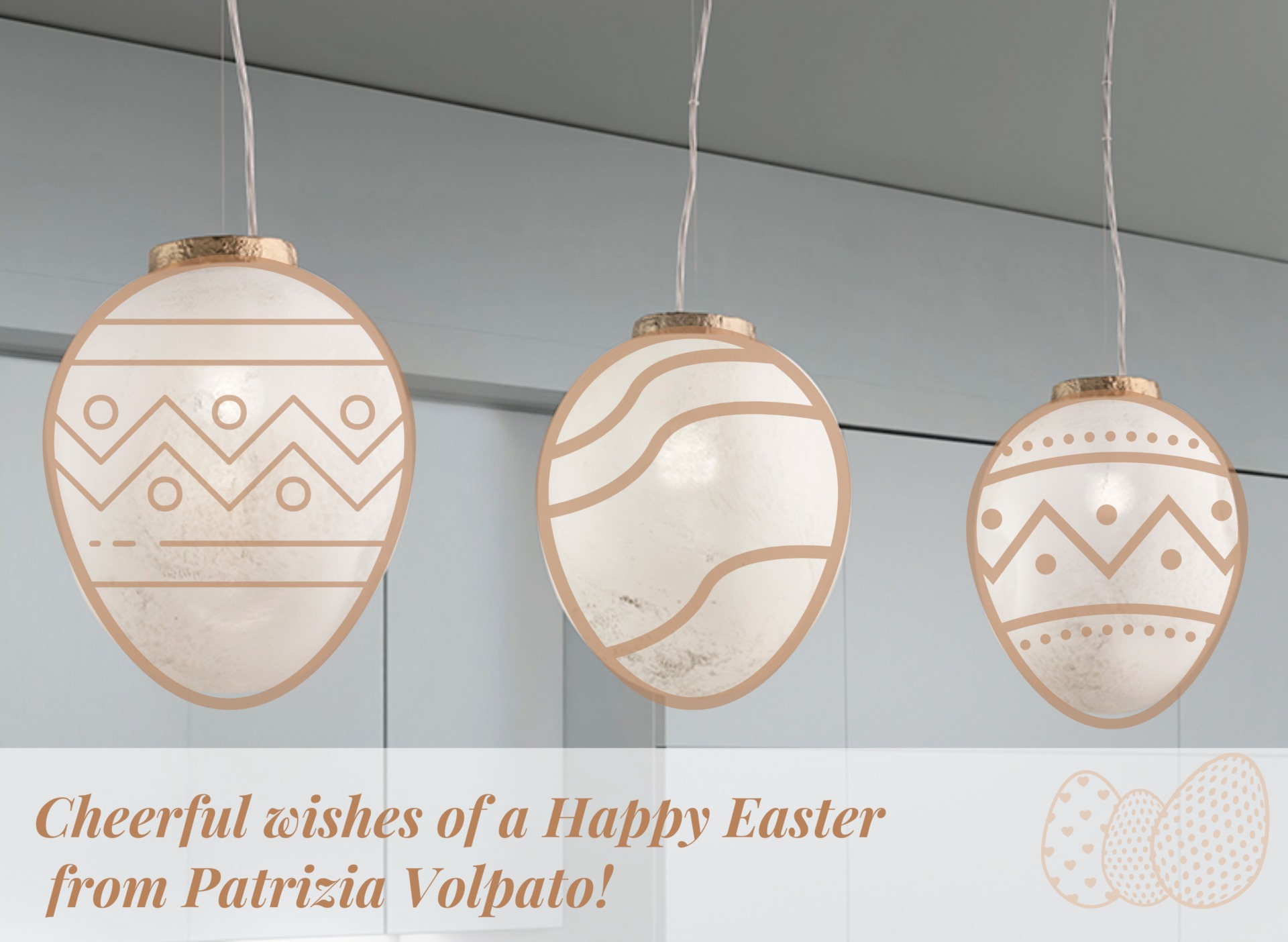 Cheerful wishes of a Happy Easter from Patrizia Volpato!
