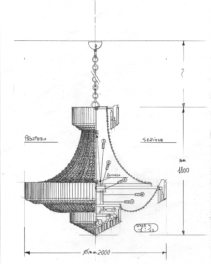 Project-chandelier- Patrizia Volpato