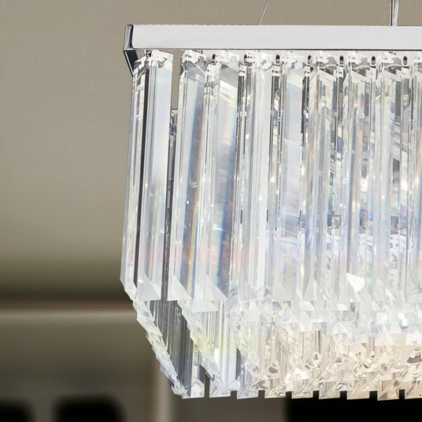 Cristallo Murano lampadario Patrizia Volpato collezione Cristalli modello 5081-S