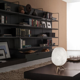 Lampada da tavolo elegante in vetro soffiato di Murano collezione Stone modello 7800-LP Patrizia Volpato