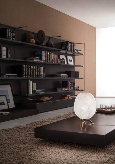 Lampada da tavolo elegante in vetro soffiato di Murano collezione Stone modello 7800-LP Patrizia Volpato