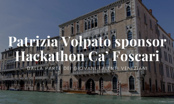 Patrizia Volpato sponsor Hackathon Ca Foscari Venezia 2021