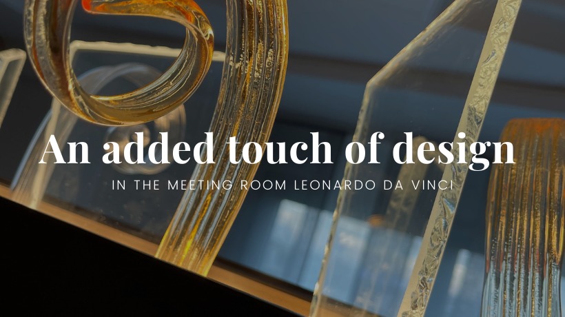 An added touch of design in the Meeting Room Leonardo Da Vinci