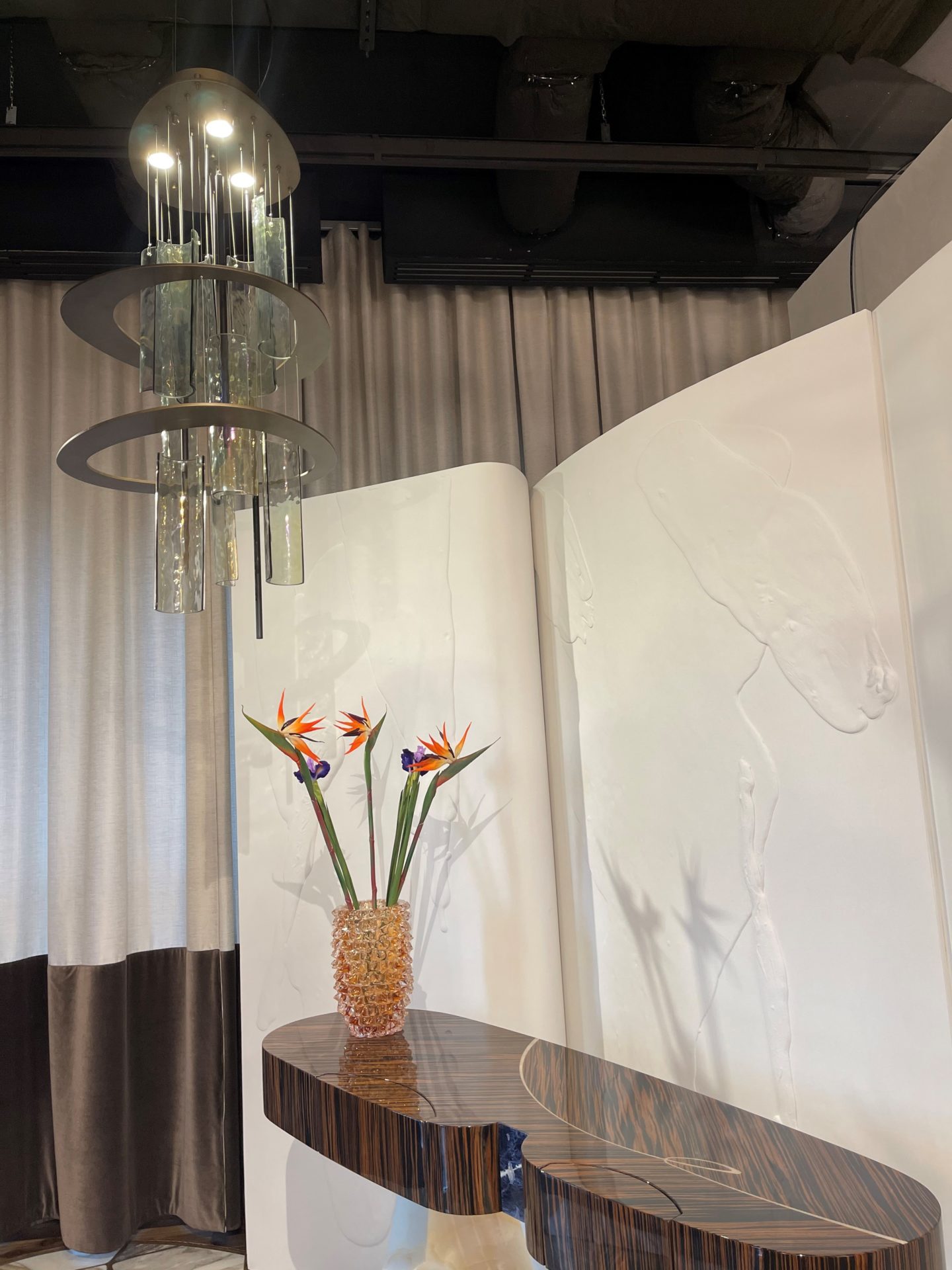 Lampadario Iride - restyling showroom